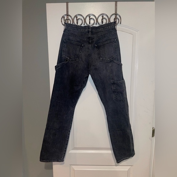 New! Frame Le Souch Faded High-Rise Straight-Leg Jeans 🖤 size 25 NWT - Picture 12 of 13